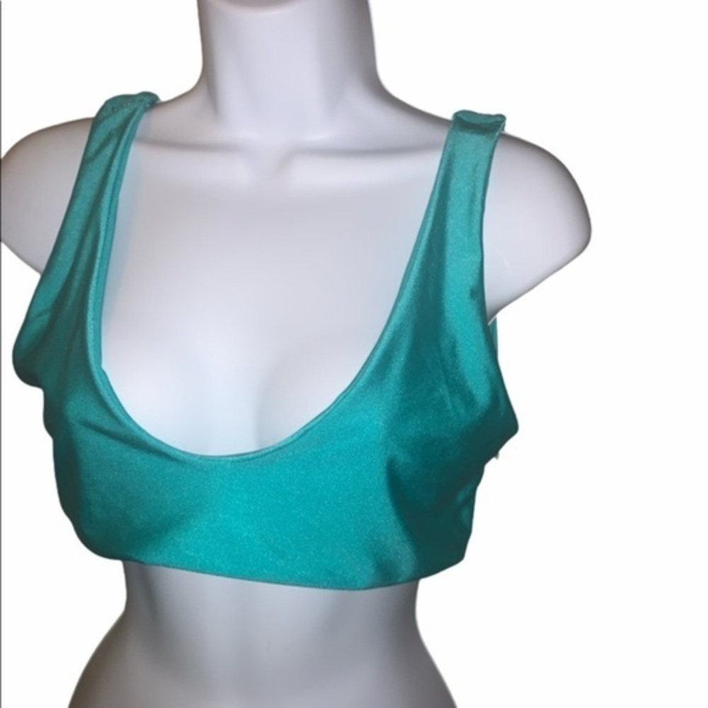 Green mint unbranded size medium swim top